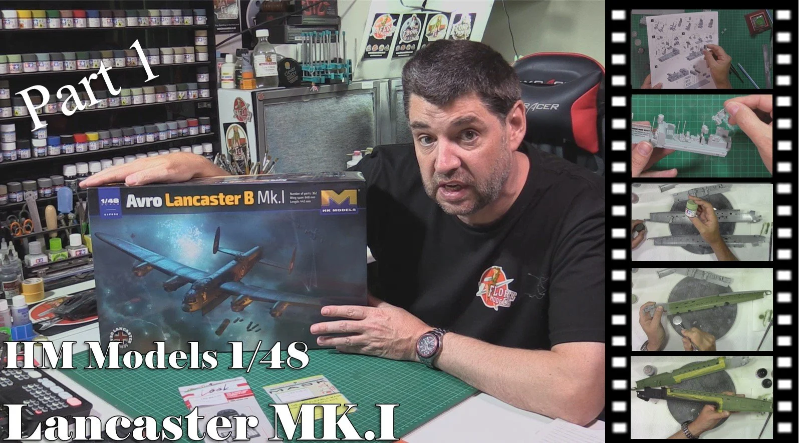 HK Models 1/48 Lancaster Mk.I Video build Part 1