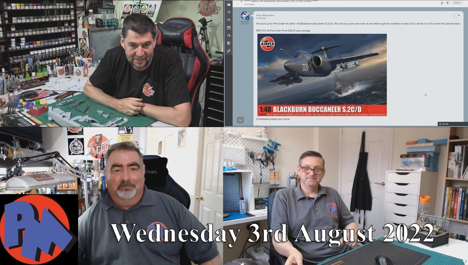 PM Models show 3rd August 2022