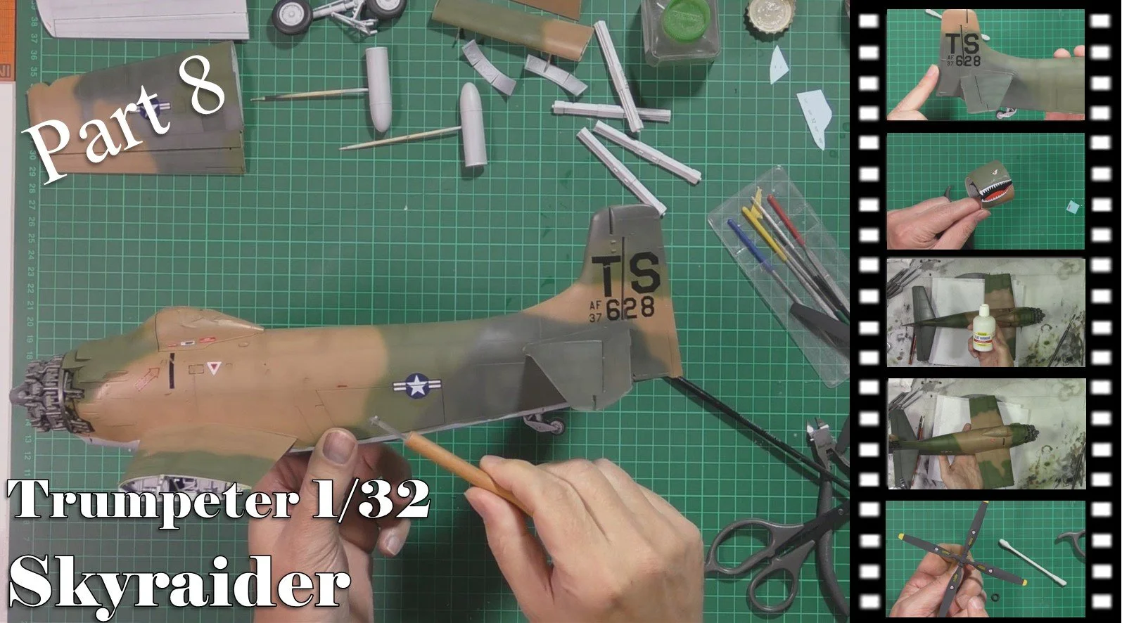 Well, what a weekend!! &amp; Part 8 of the skyraider build.