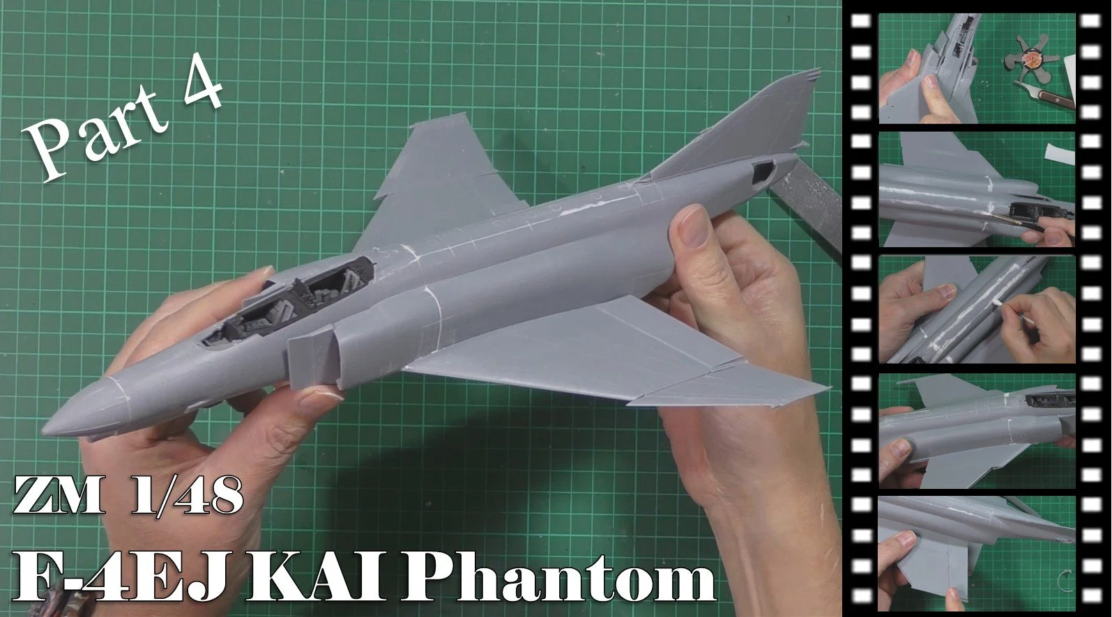 ZM 1/48 F 4EJ Phantom part 4 Video Build