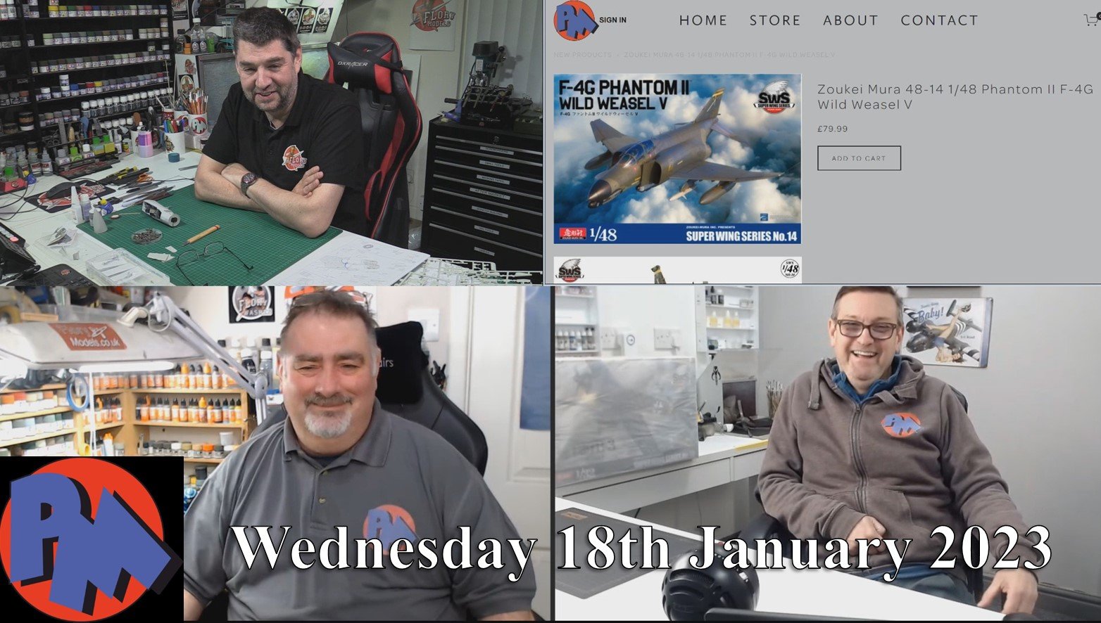 PM Models show 18th January 2023