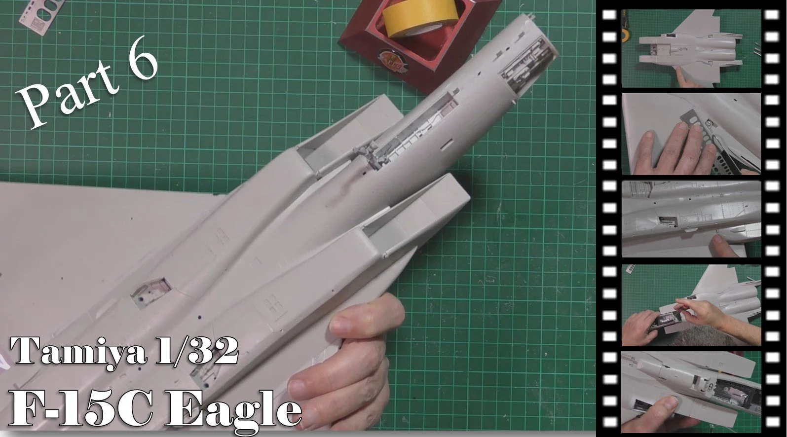 Tamiya 1/32 F-15C Eagle Video build Part 6