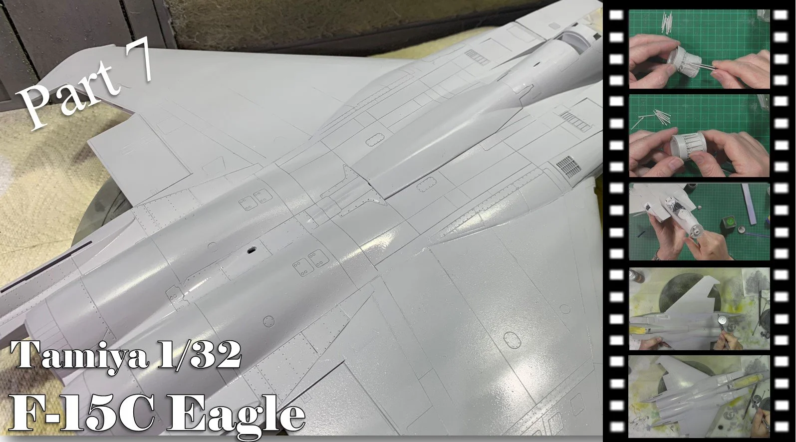 Tamiya 1/32 F-15C Eagle Video build Part 7