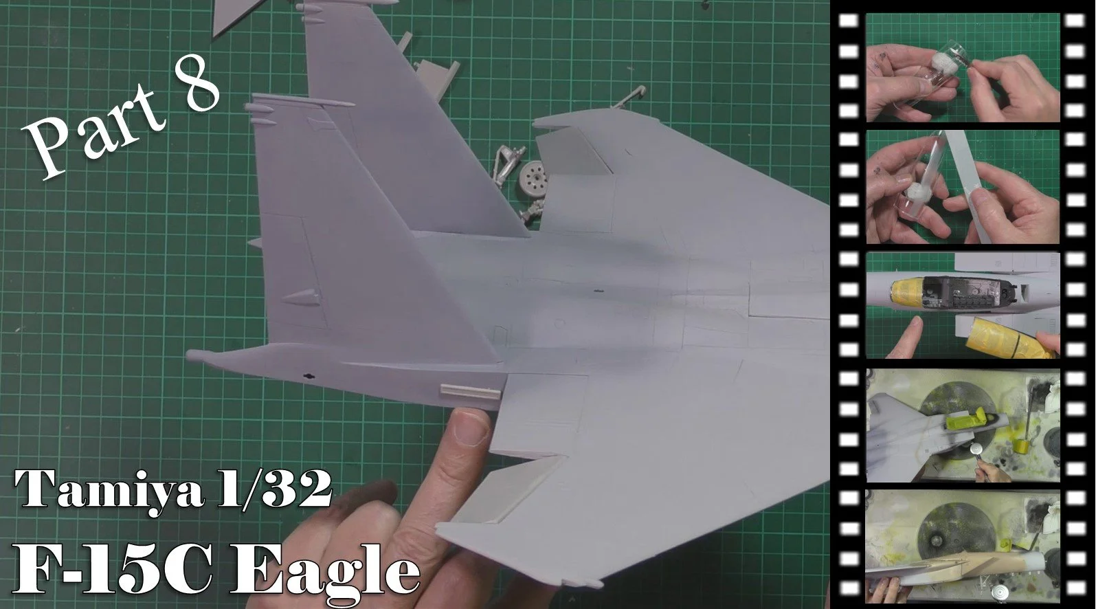 Tamiya 1/32 F-15C Eagle Video build Part 8