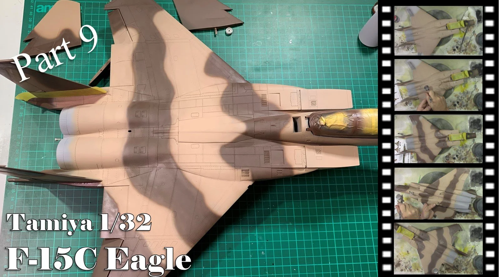 Tamiya 1/32 F-15C Eagle Video build Part 9