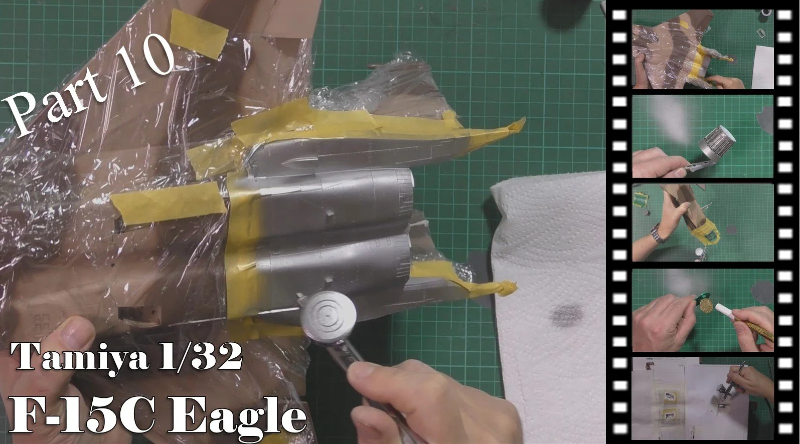 Tamiya 1/32 F-15C Eagle Video build Part 10