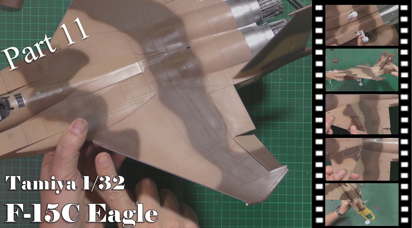 Tamiya 1/32 F-15C Eagle Video build Part 11