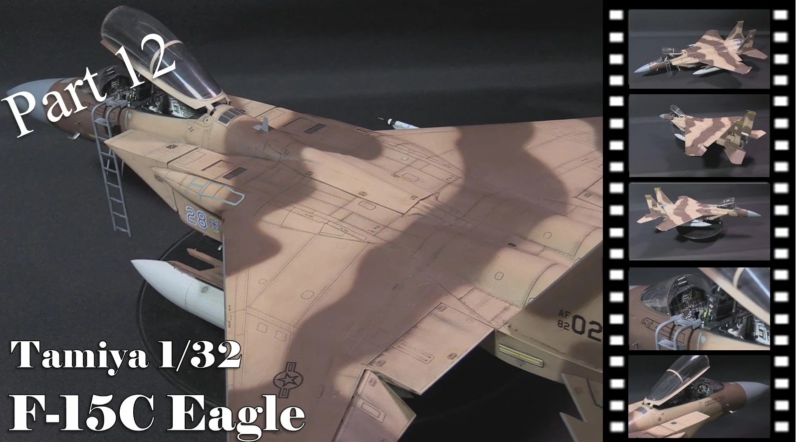 Tamiya 1/32 F-15C Eagle Video build Part 13 
