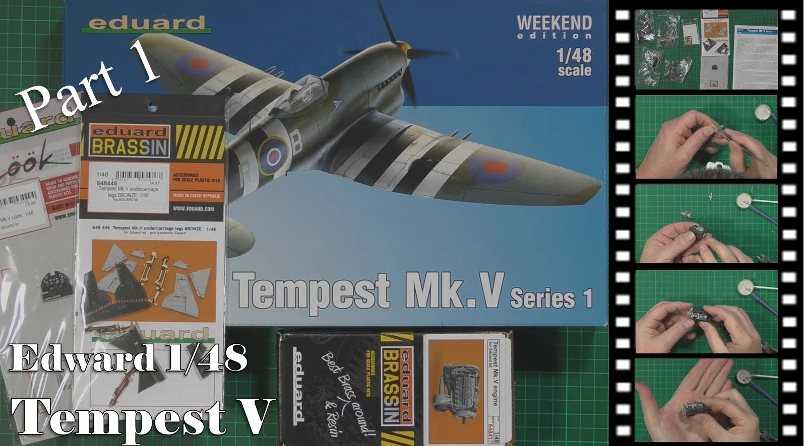  Eduard 148 Tempest V Video build Part 1
