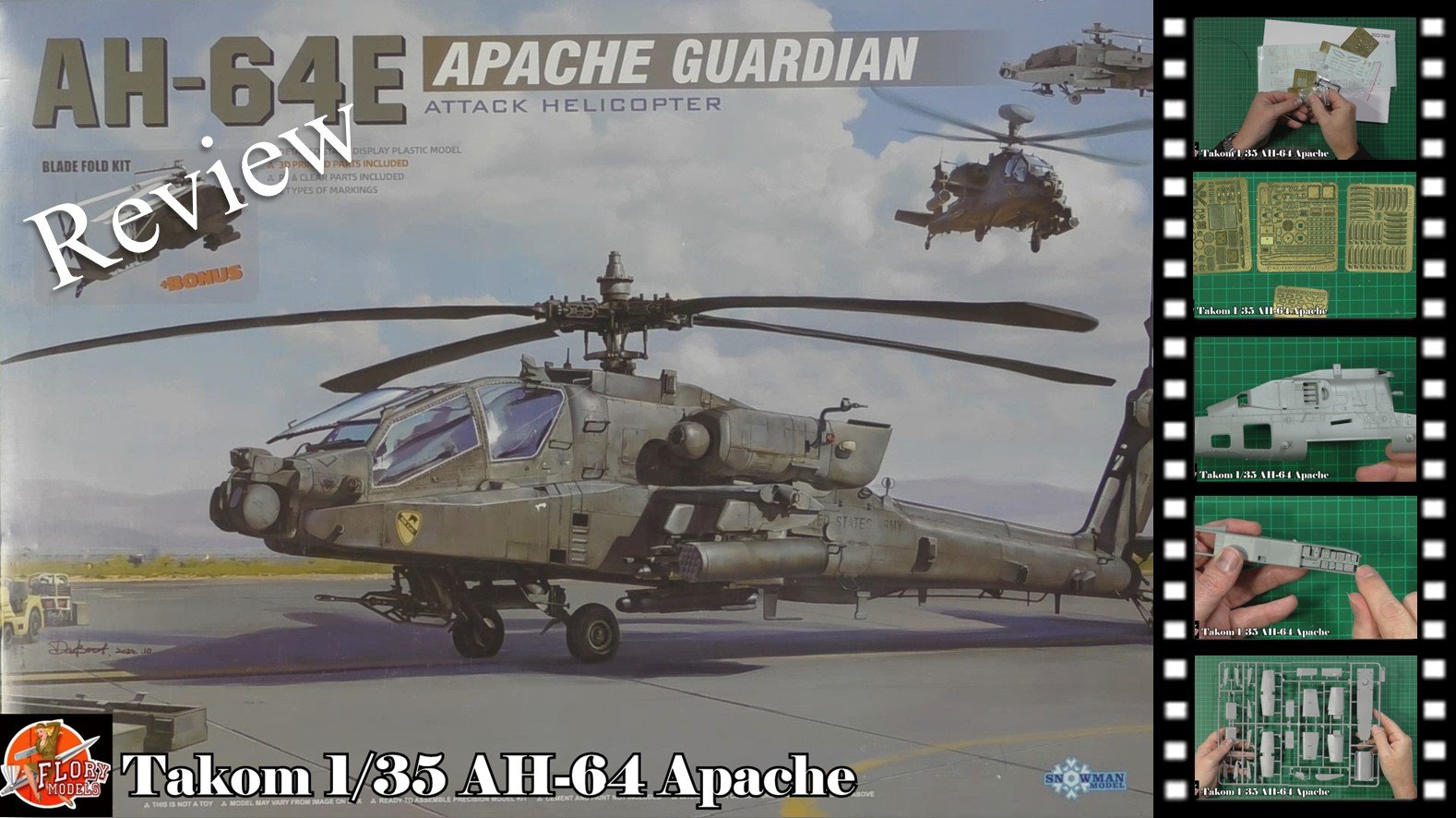 Takom 1/35 AH-64 Apache Review