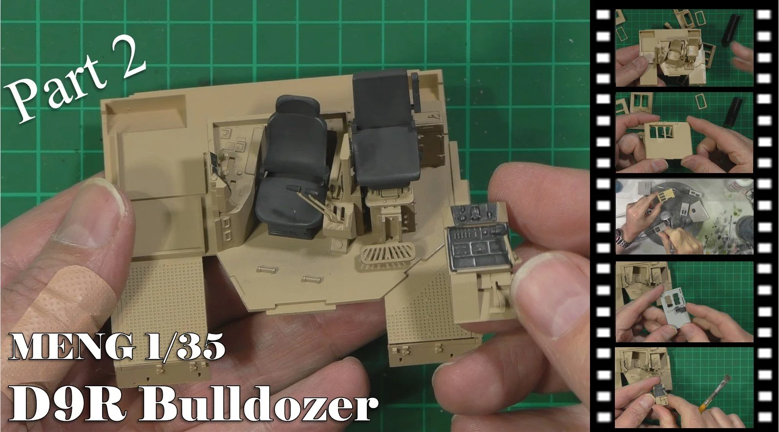 Meng 1/35 D9R Dozer Part 2