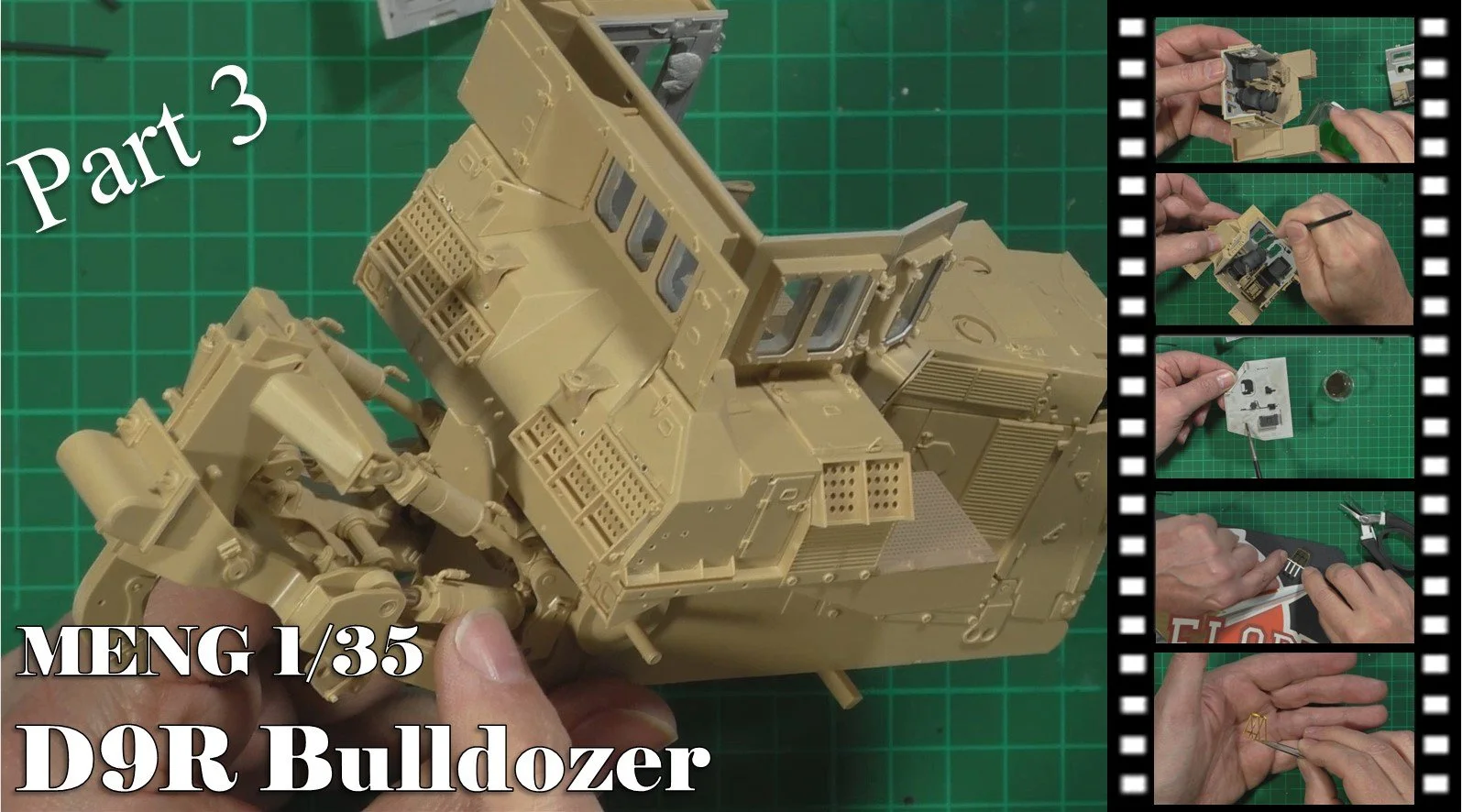 Meng 1/35 D9R Dozer Part 3