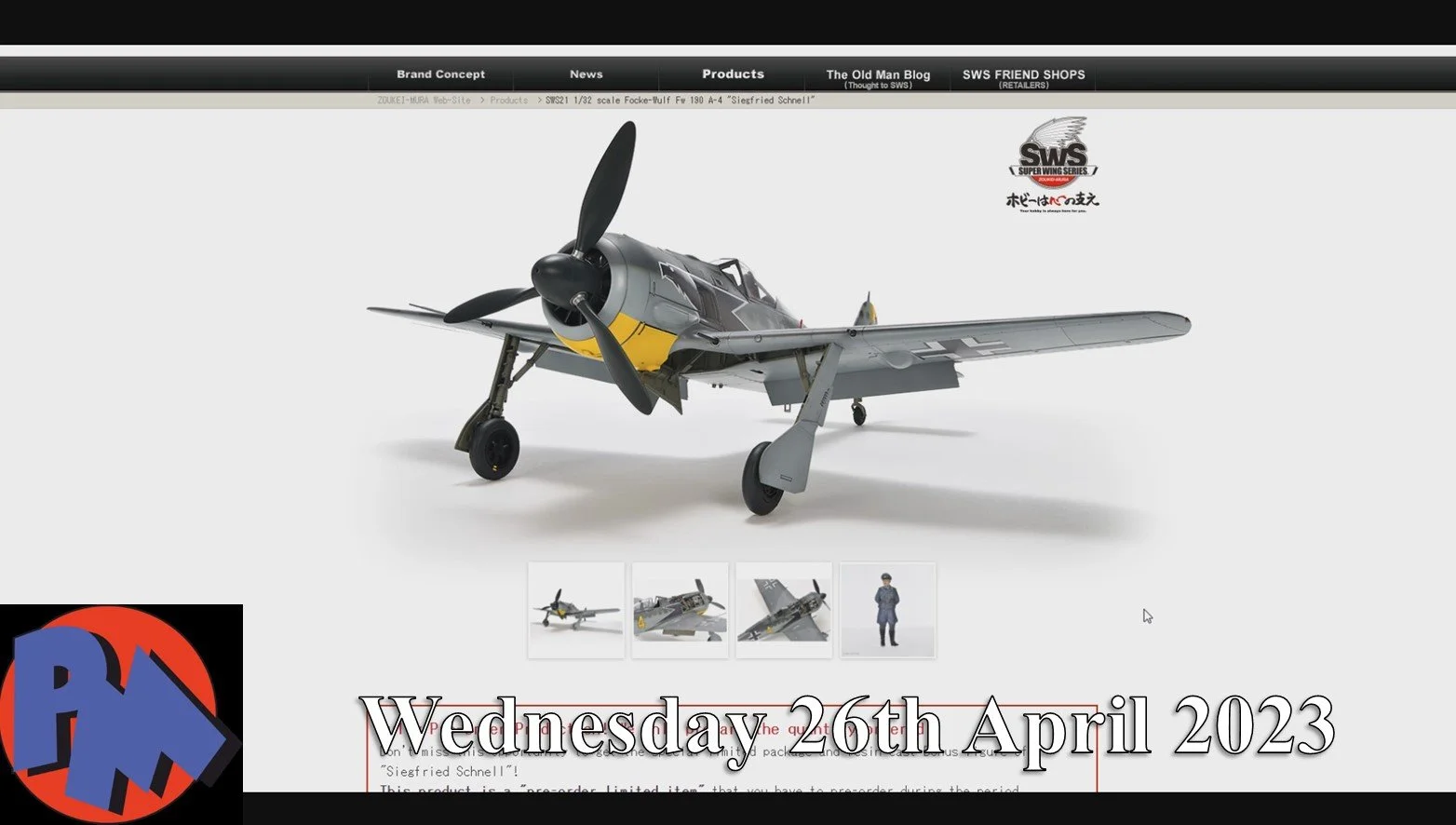 PM Models show 26th April 2023