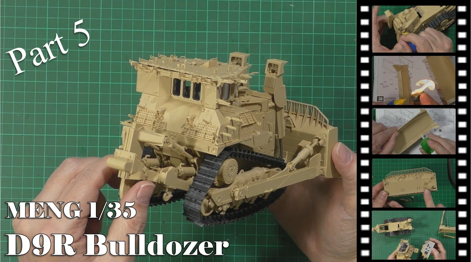 Meng 1/35 D9R Dozer Part 5