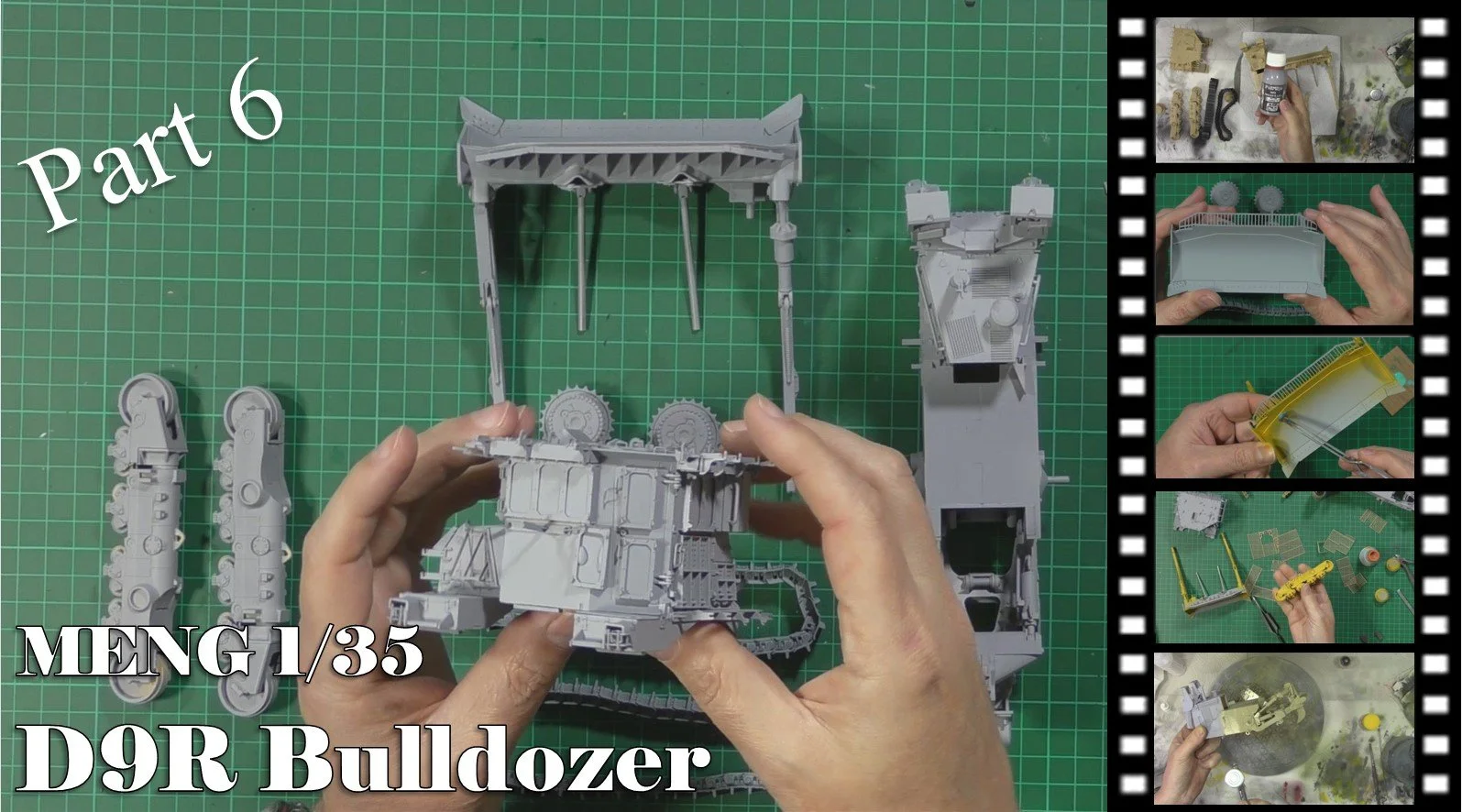Meng 1/35 D9R Dozer Part 6