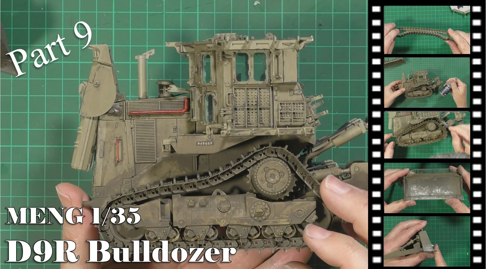 Meng 1/35 D9R Dozer Part 9