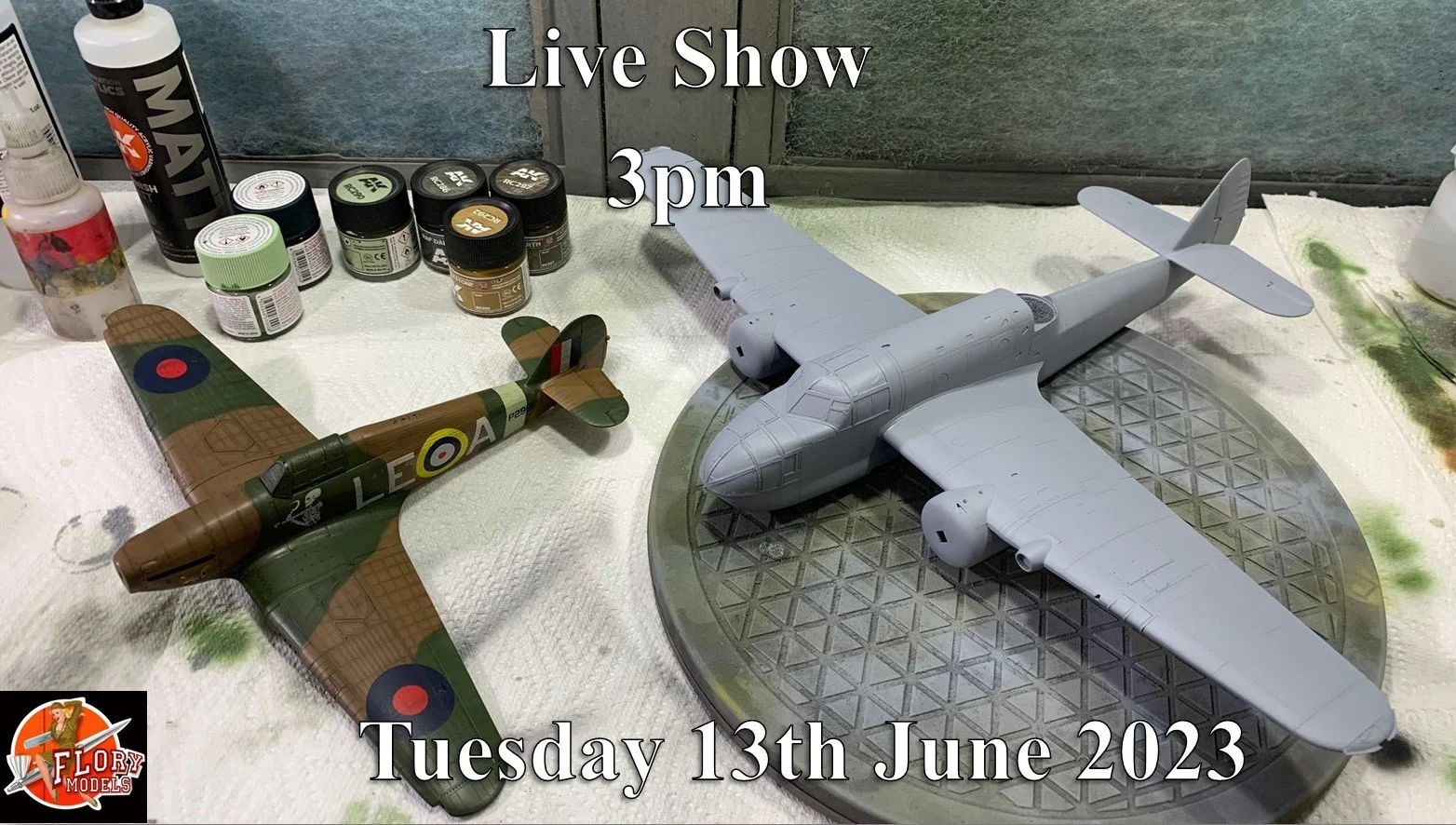 Live show! 3pm 13th June 2023