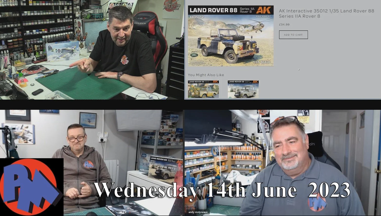 PM Models show 14th June 2023