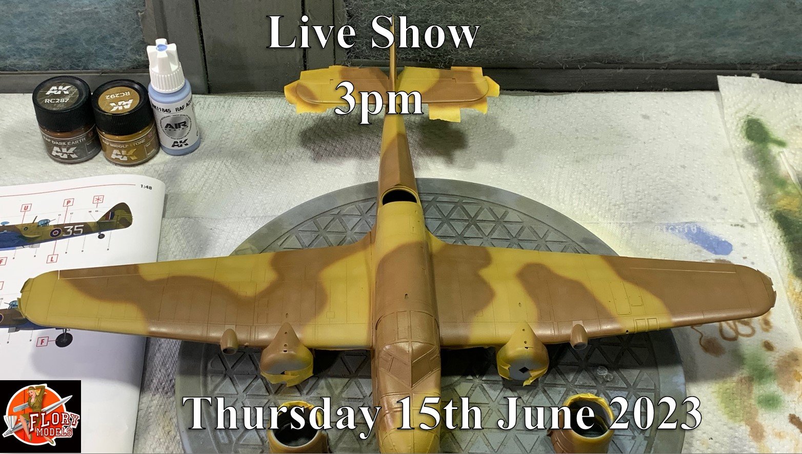Live show! 3pm 15th June 2023