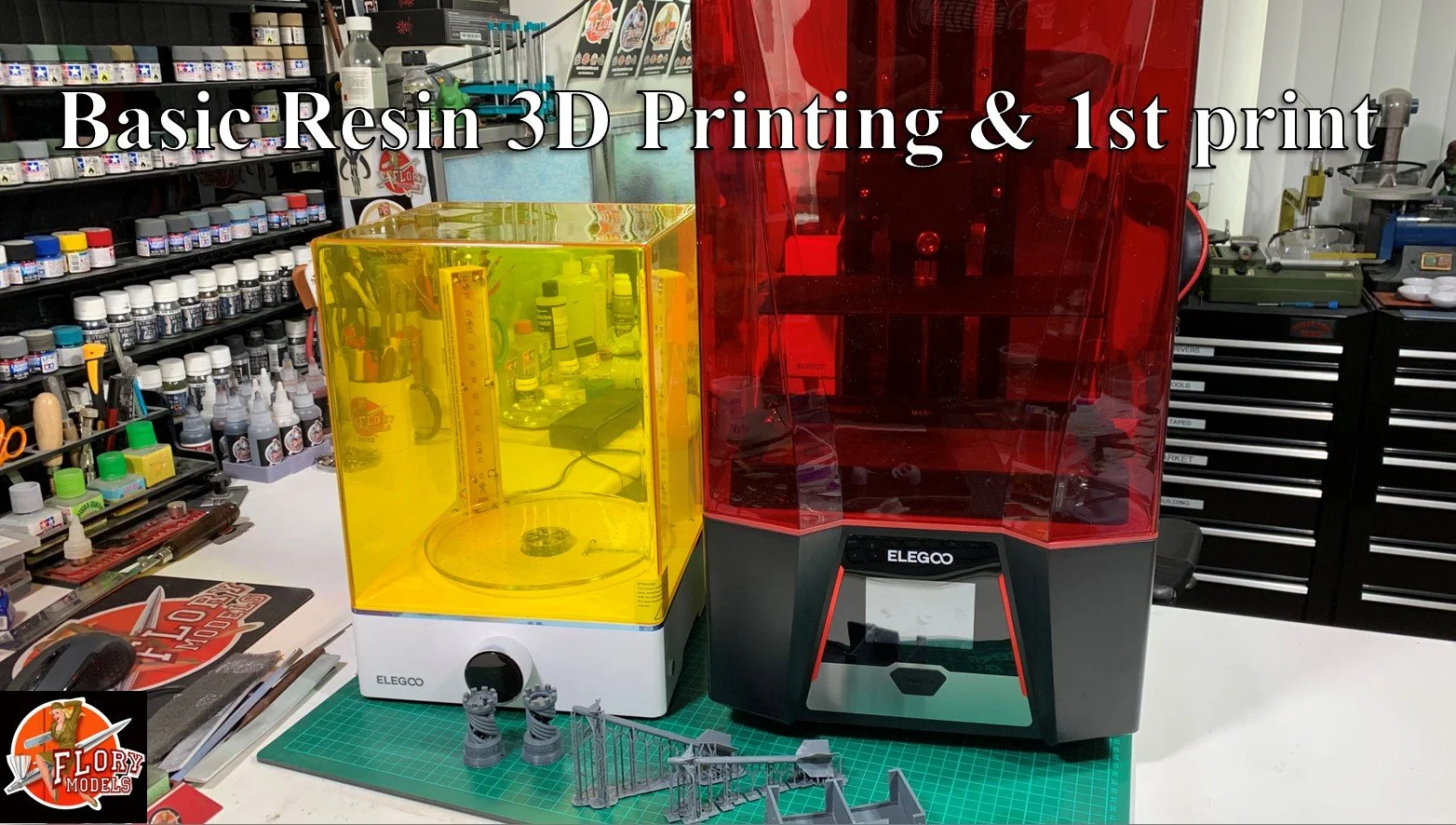 Basic Resin 3D Printing Setup &amp; 1st Print