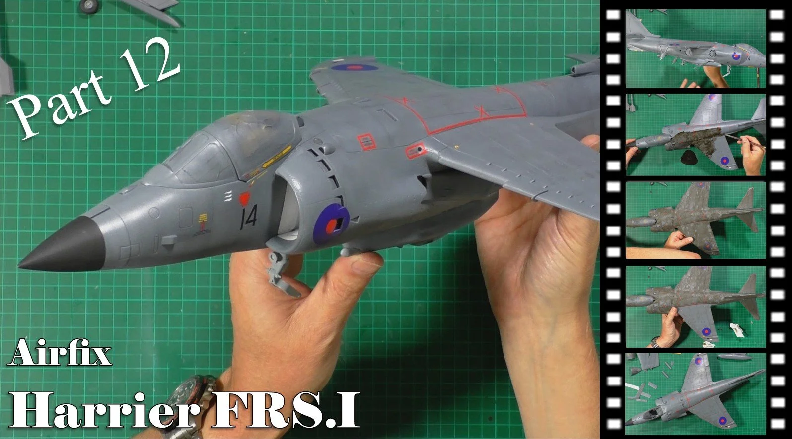 Airfix 1/24 Harrier FRS.1 Part 12