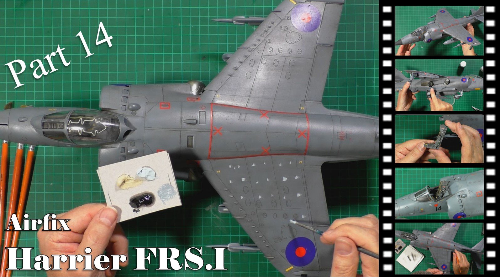 Airfix 1/24 Harrier FRS.1 Part 14