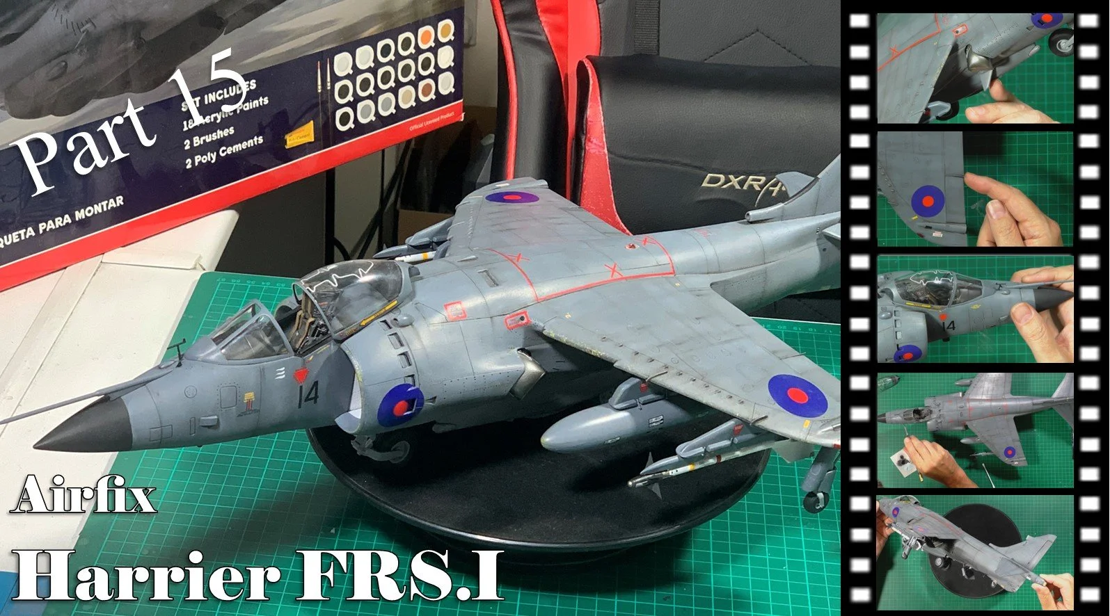 Airfix 1/24 Harrier FRS.1 Part 15