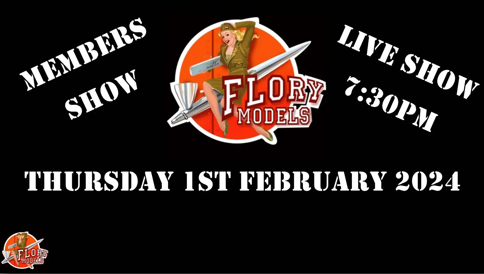 Members Live Show 7:30pm 1st February 2024