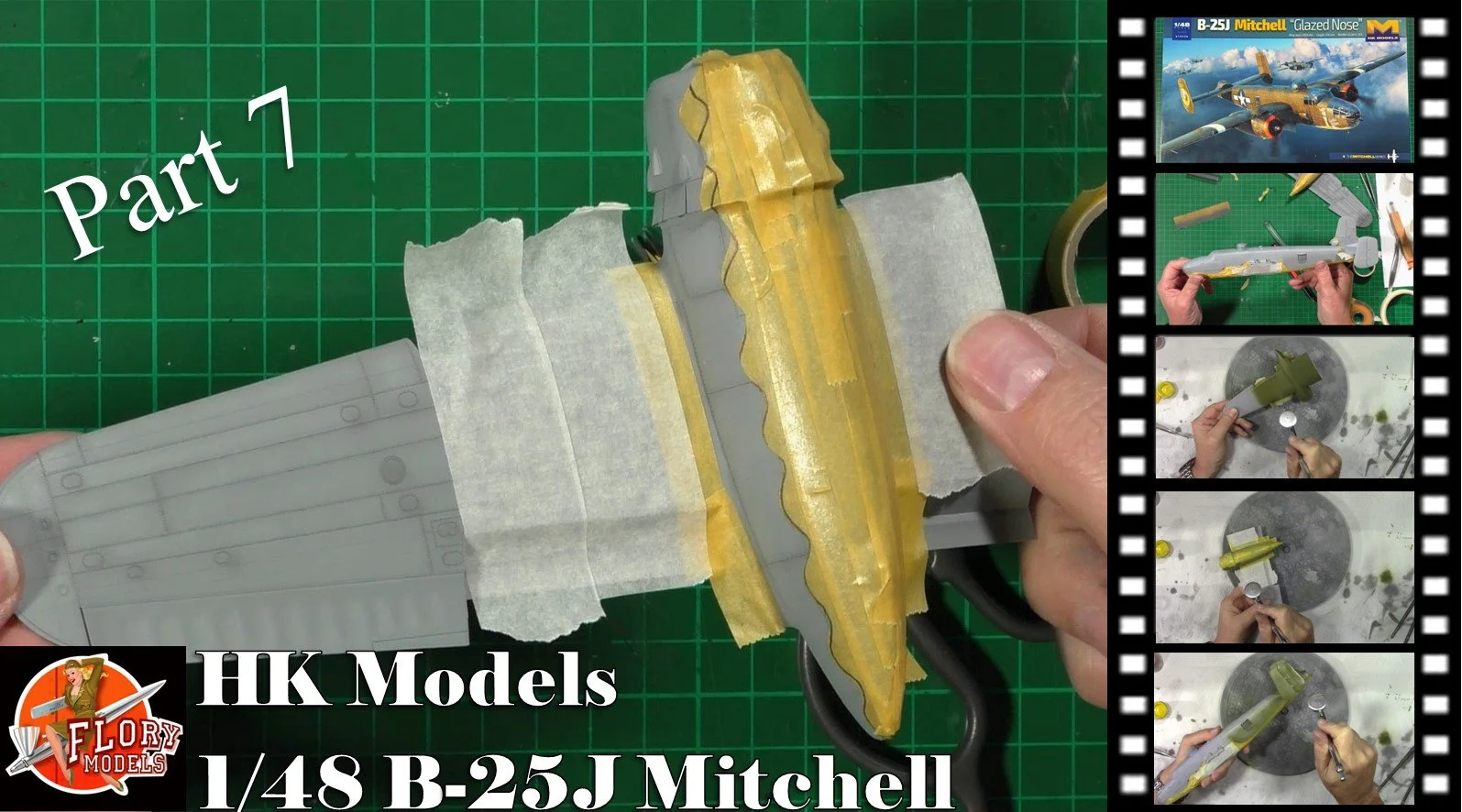 HK 1/48 B-25J Mitchell Video Build Part 7