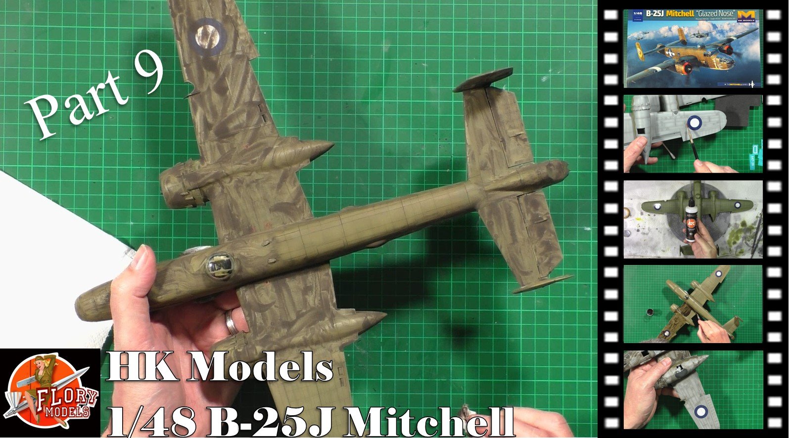 HK 1/48 B-25J Mitchell Video Build Part 9