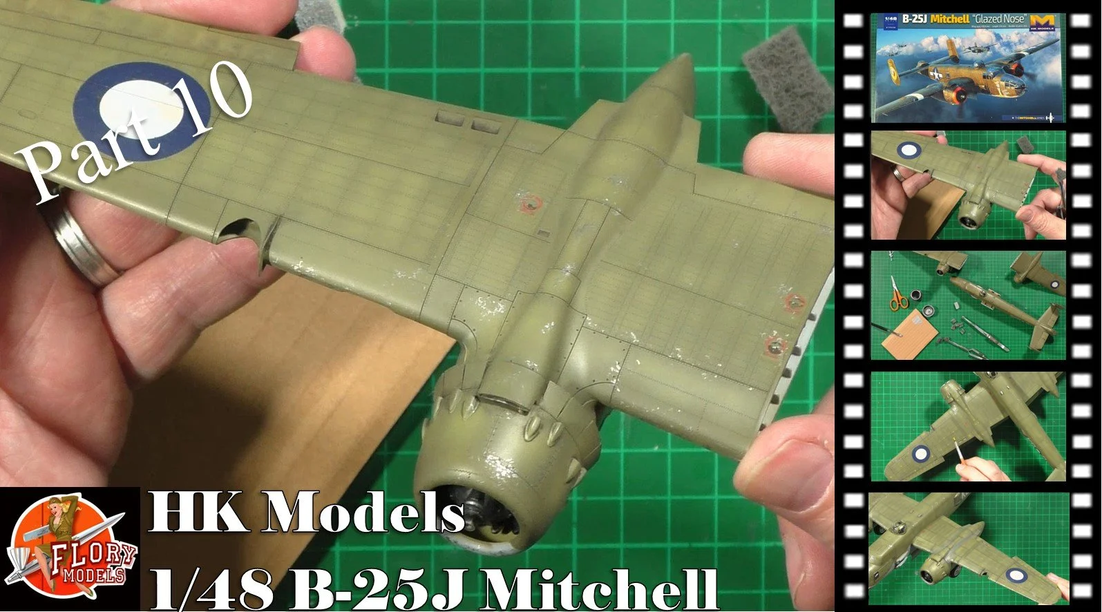 HK 1/48 B-25J Mitchell Video Build Part 10
