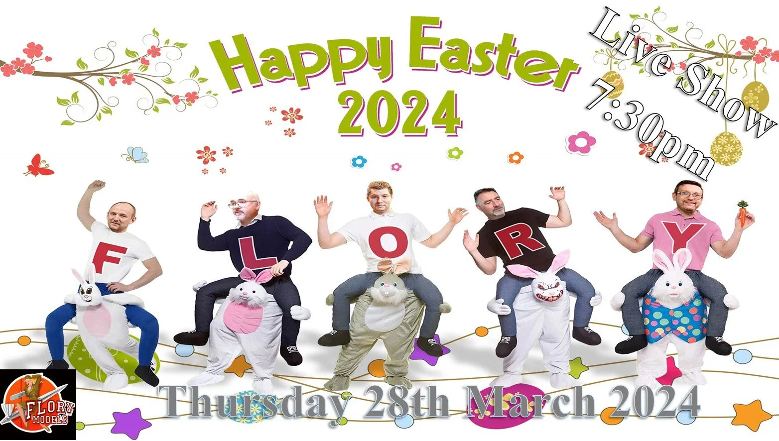 Members Easter Live Show Part 1, 7:30pm 28th March 2024