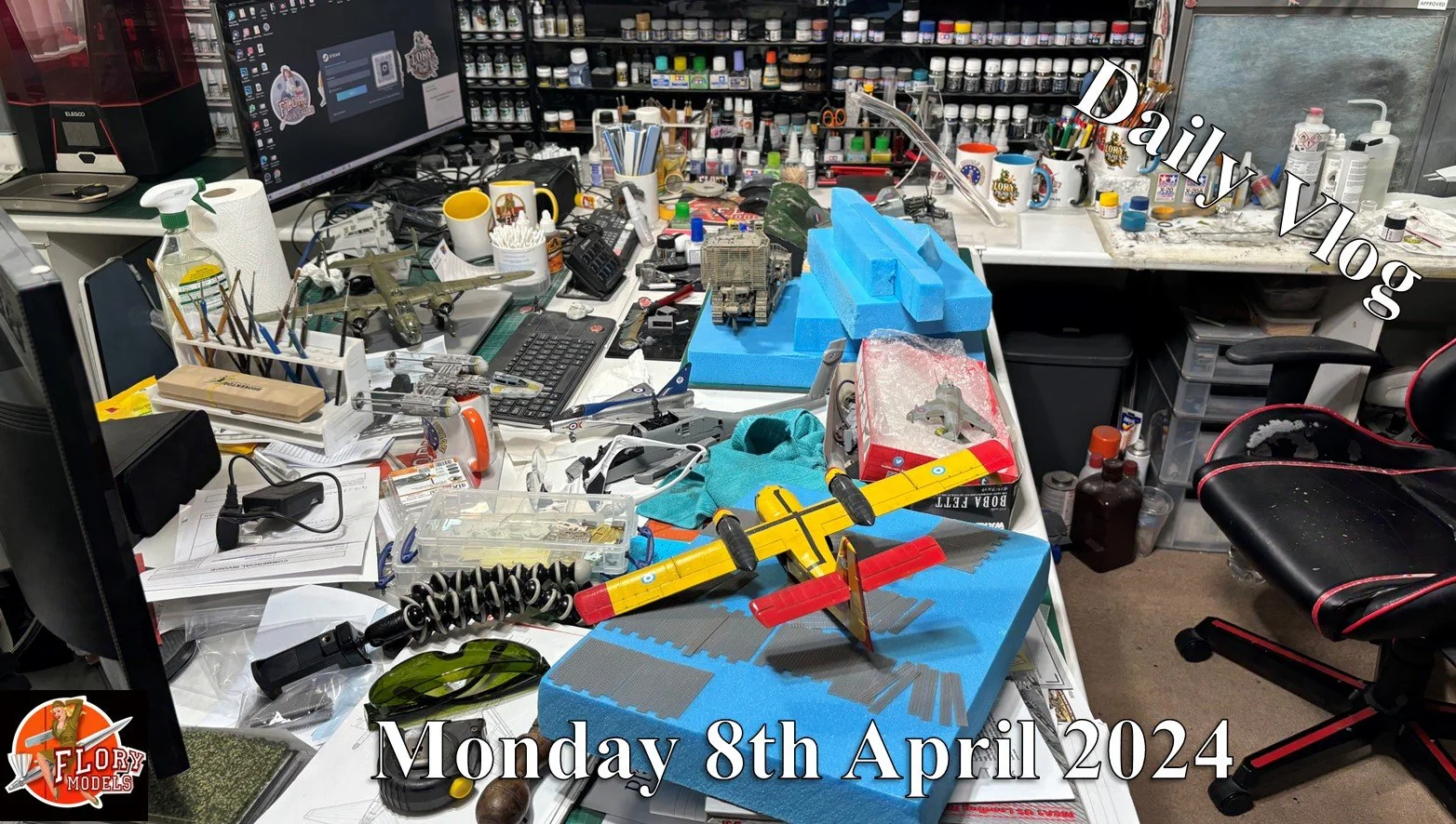 Daily Vlog 8th April 2024 (Studio Clean)