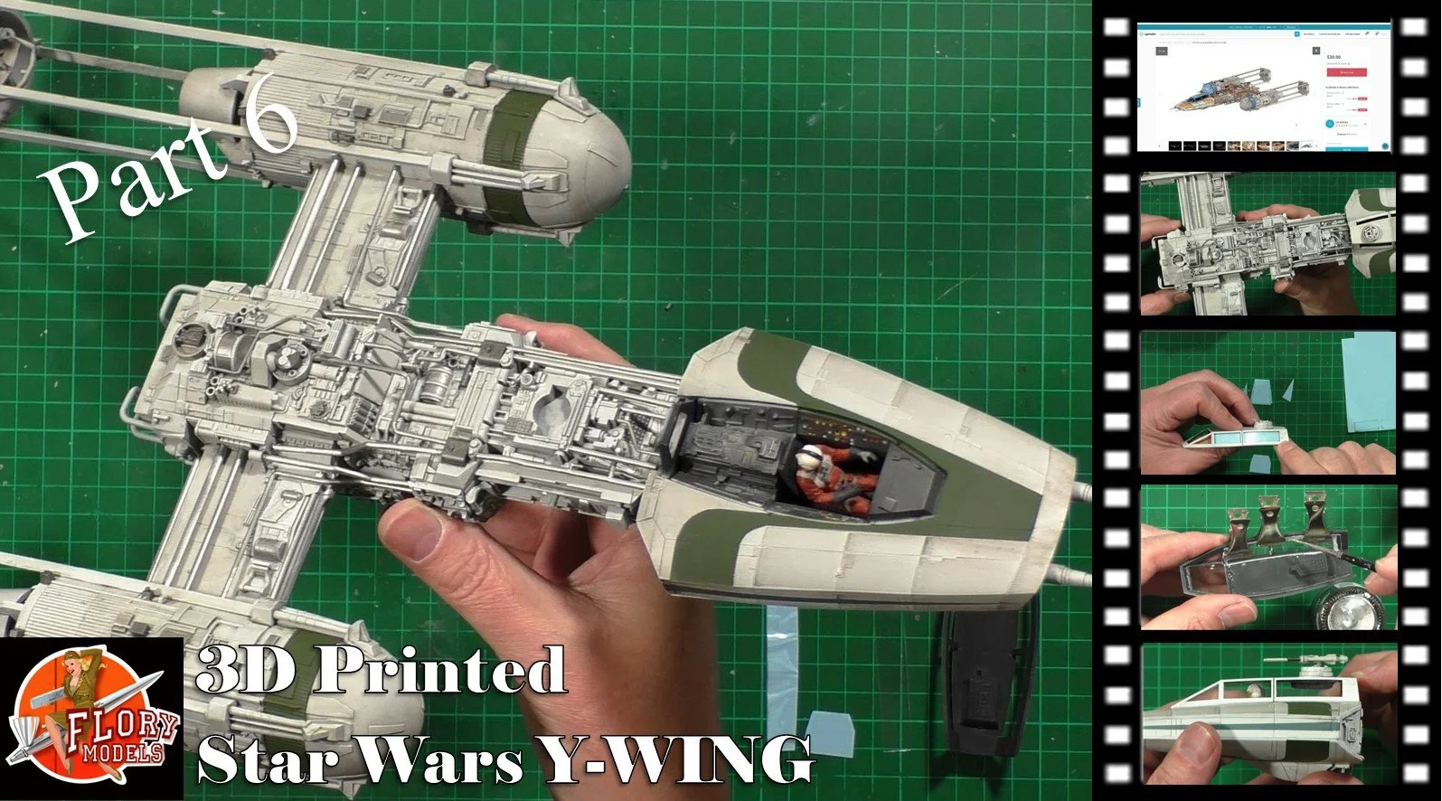 3D Printed Star Wars Y-Wing Part 6