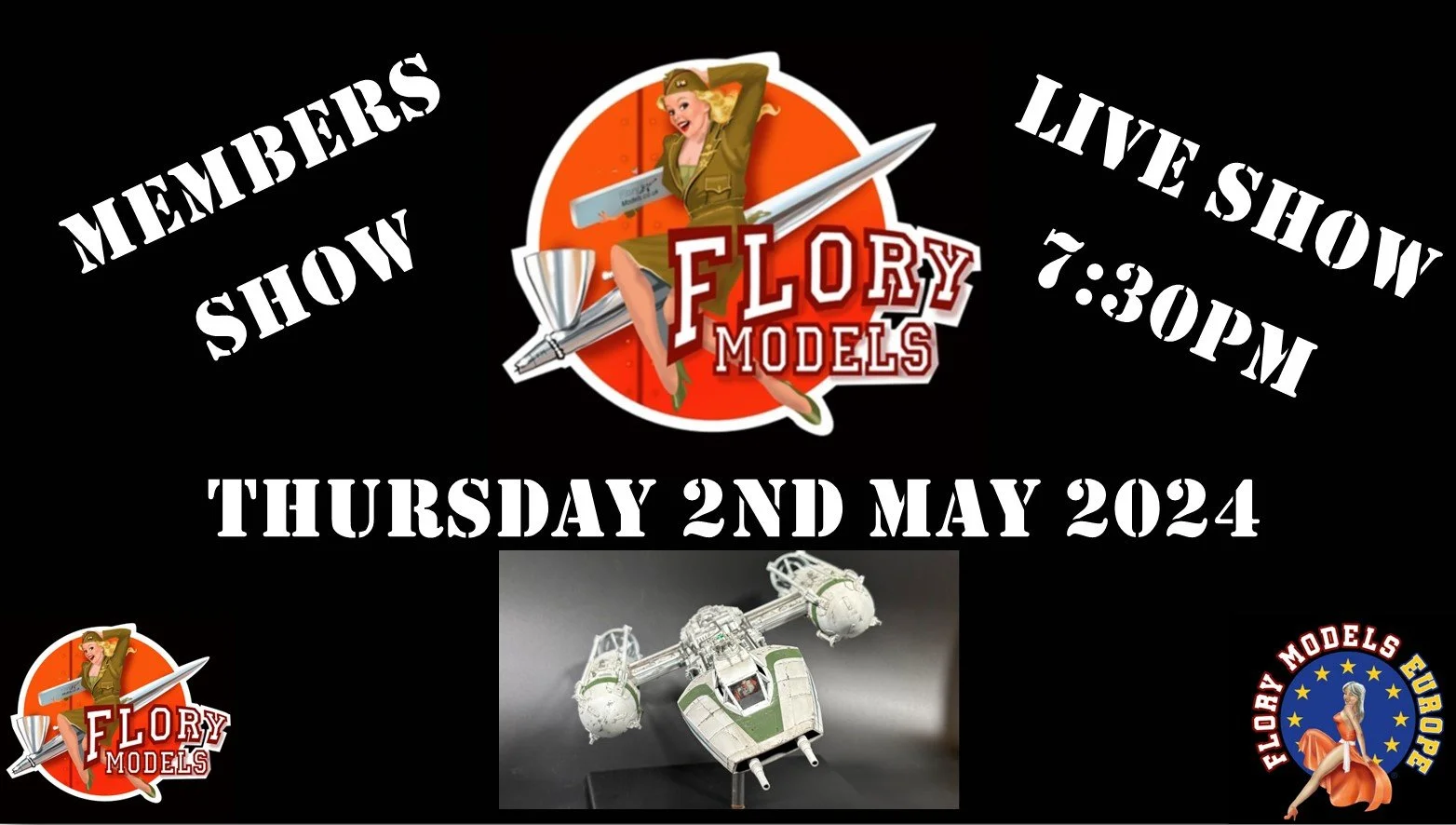 Members Live Show 7:30pm 2nd May 2024