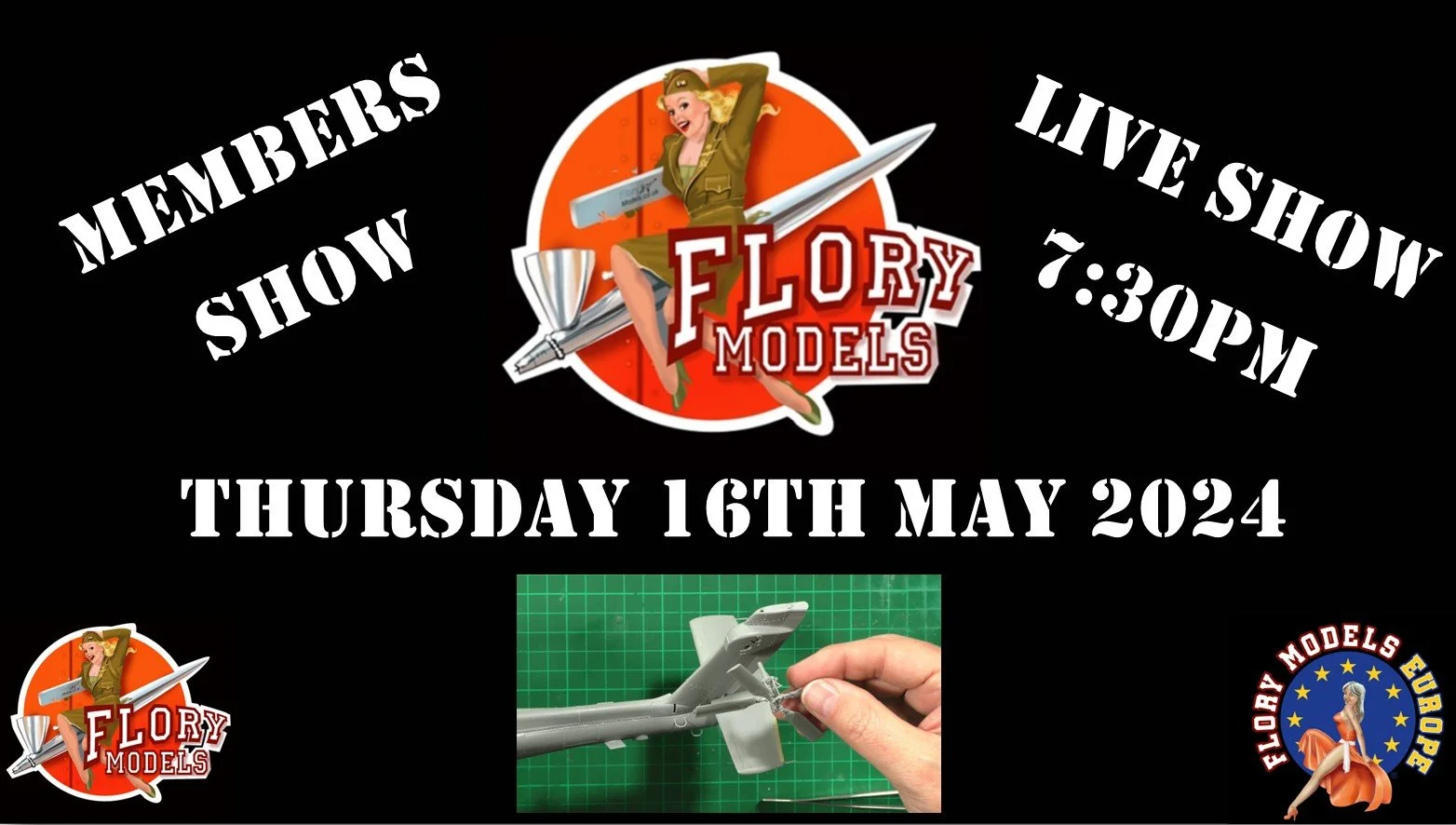 Members Live Show 7:30pm 16th May 2024
