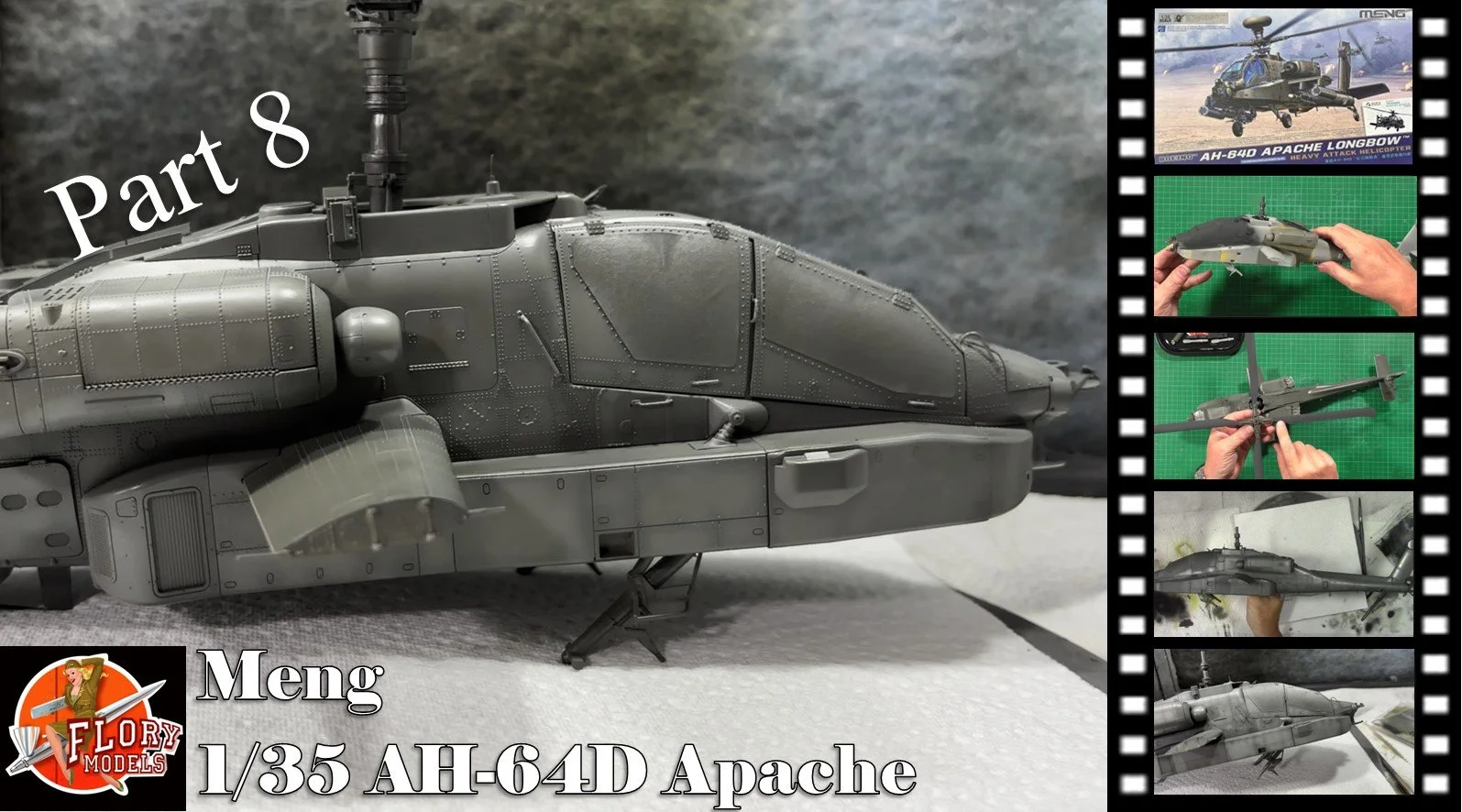 Meng 1/35 AH-64D Apache Part 8