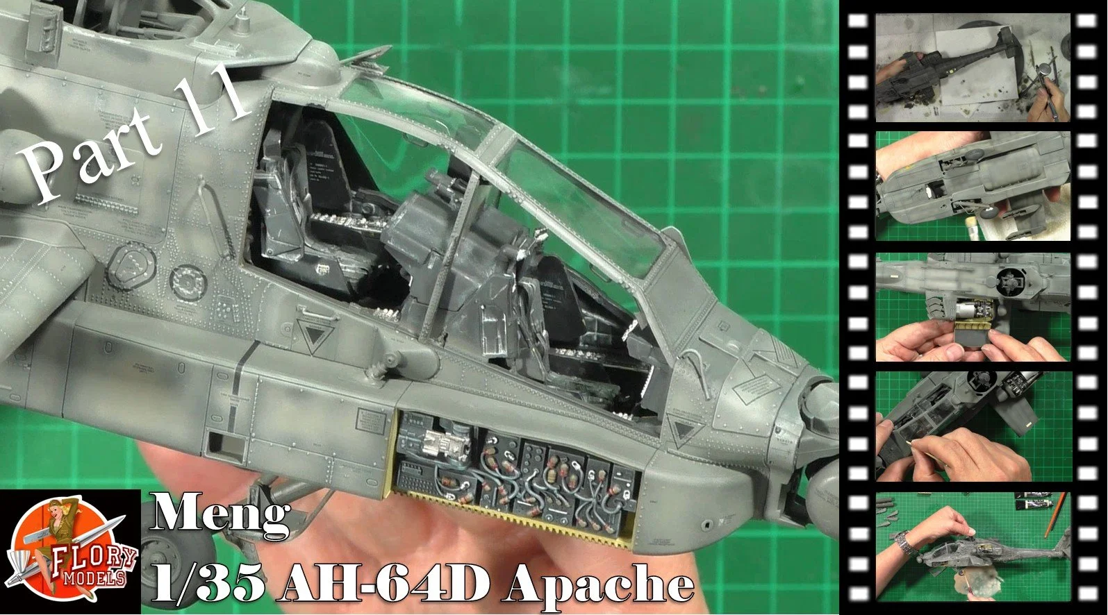 Meng 1/35 AH-64D Apache Part 11