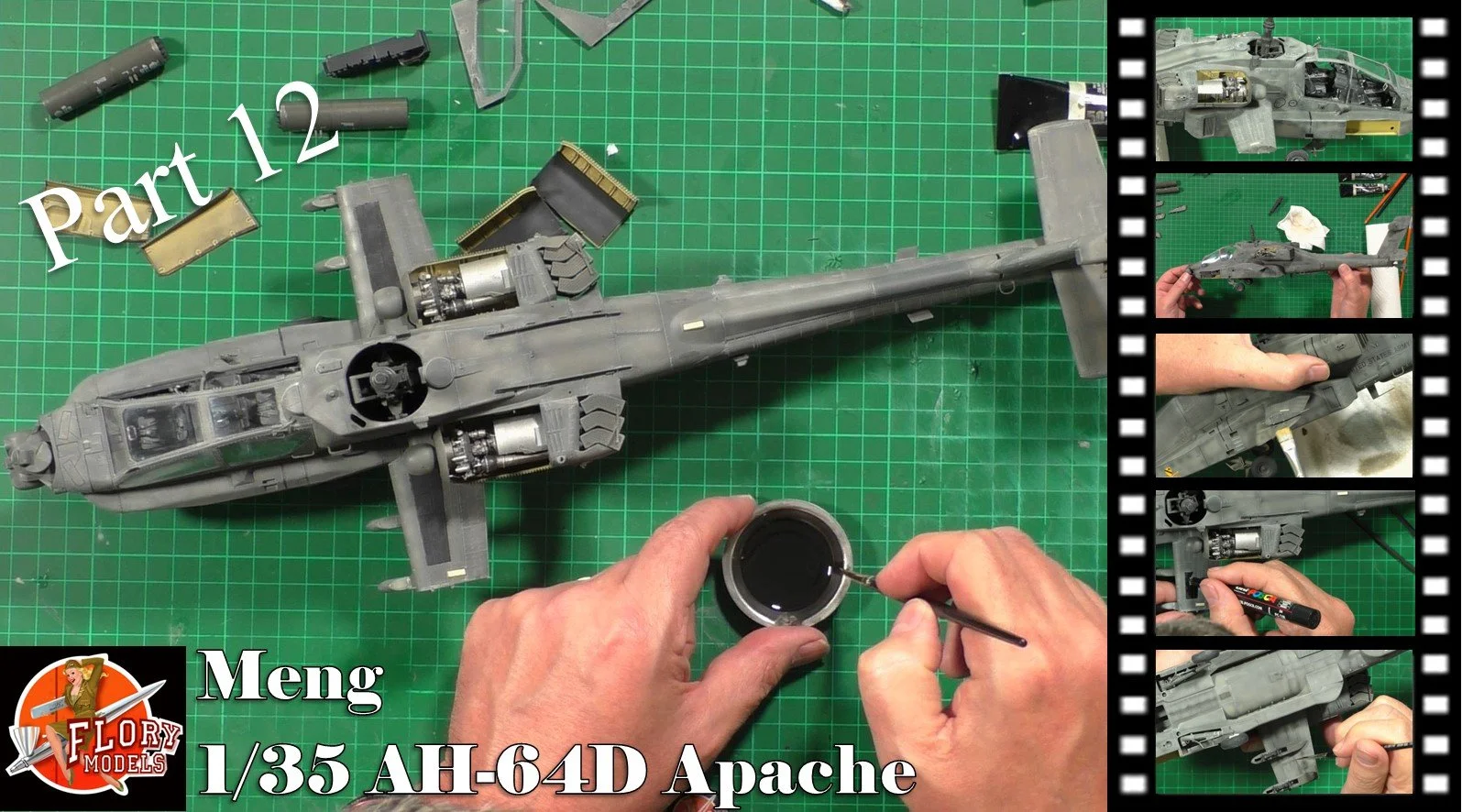 Meng 1/35 AH-64D Apache Part 12