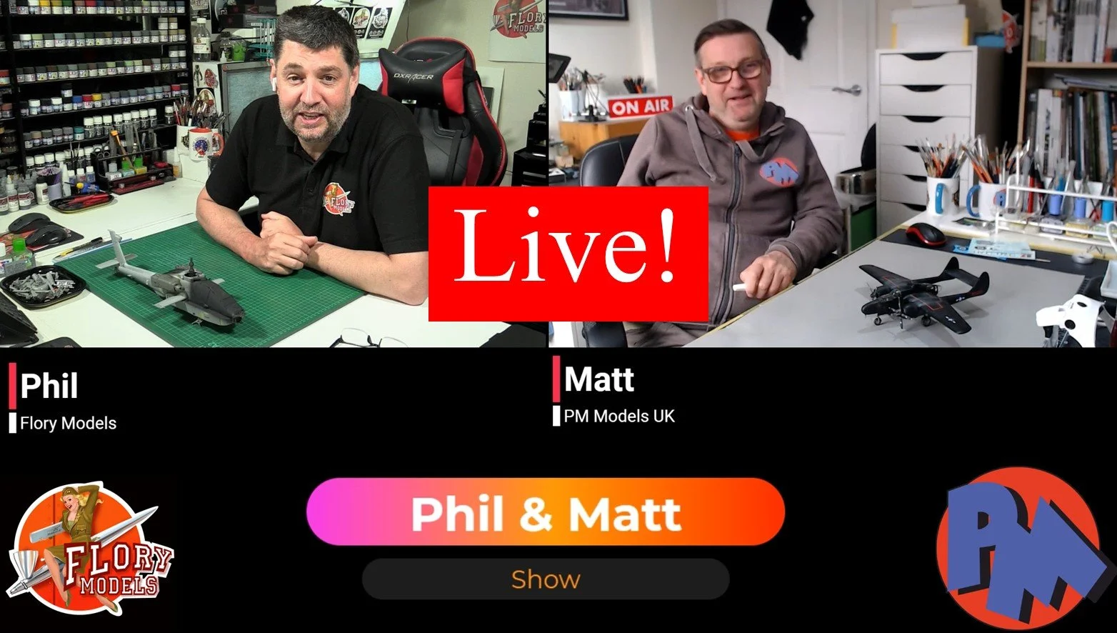 Phil &amp; Matt Live show 19:30 13th June 2024