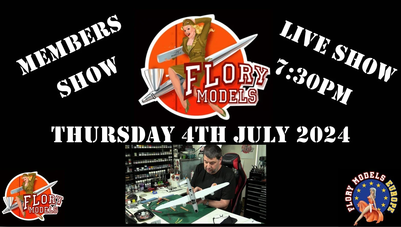 Members Live Show 7:30pm 4th July 2024