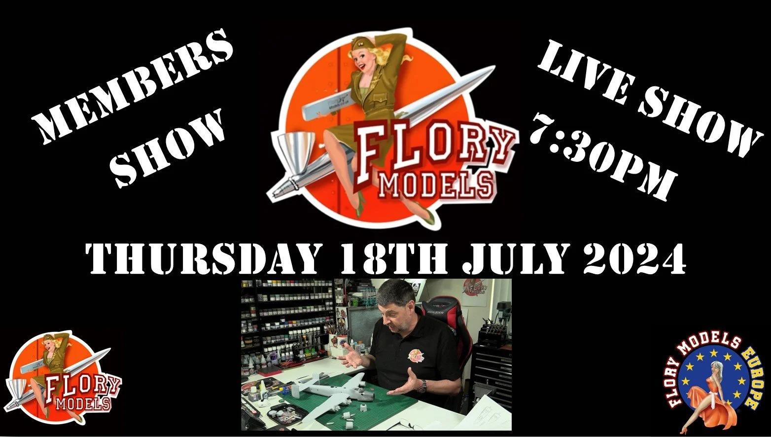 Members Live Show 7:30pm 18th July 2024