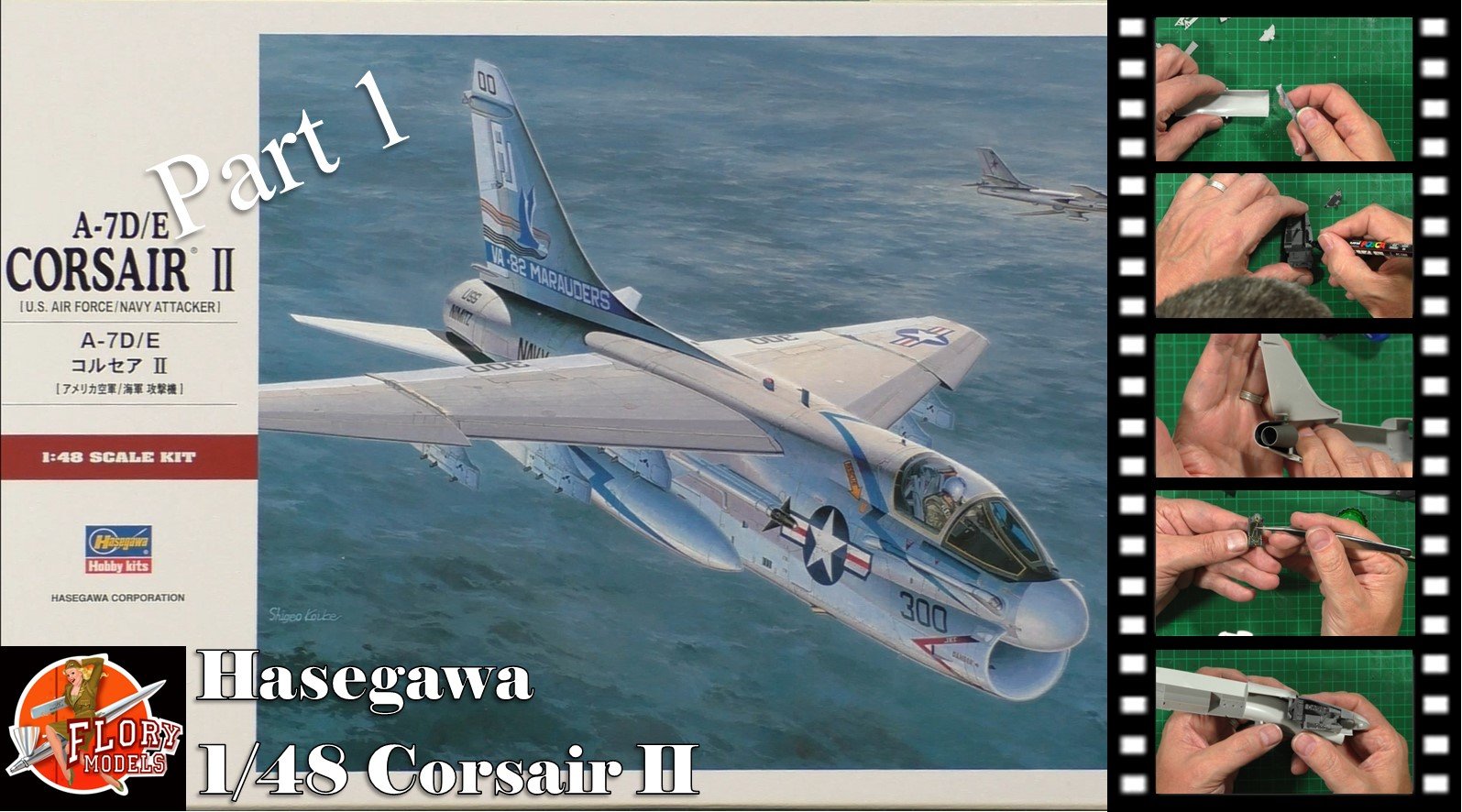Hasegawa 1/48 A-7 Corsair II Part 1