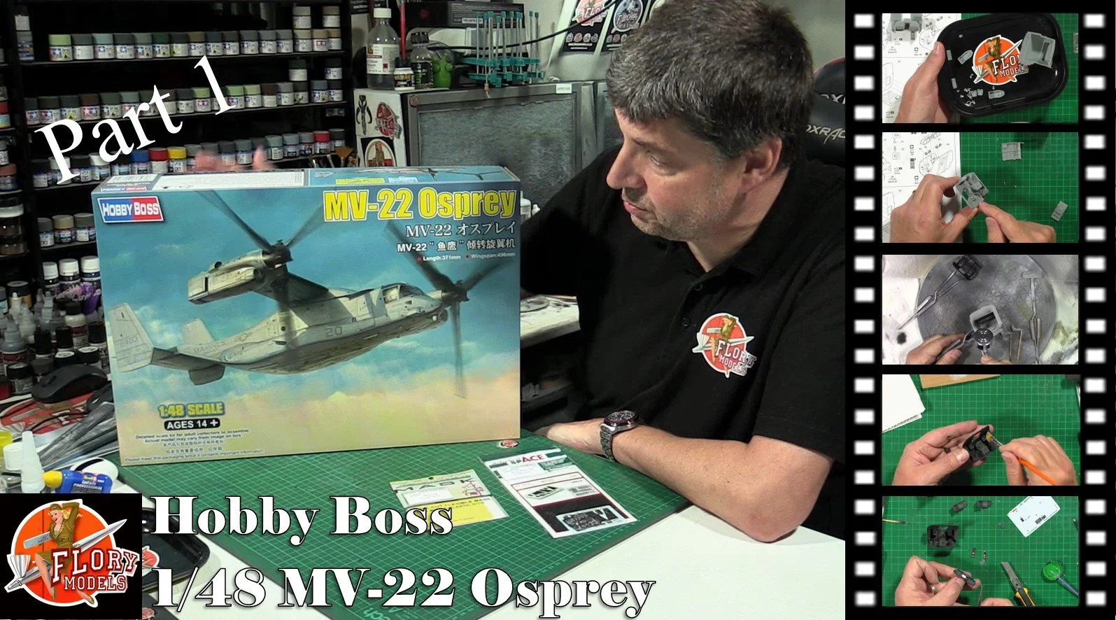  Hobby Boss 1/48 MV-22 Osprey Video Build