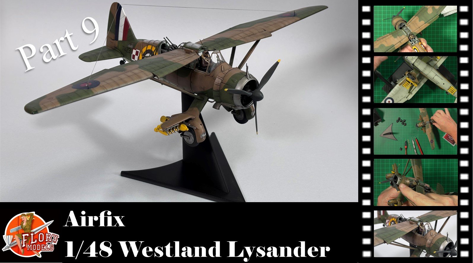 Airfix 1/48 Westland Lysander Part 9 (Reveal)