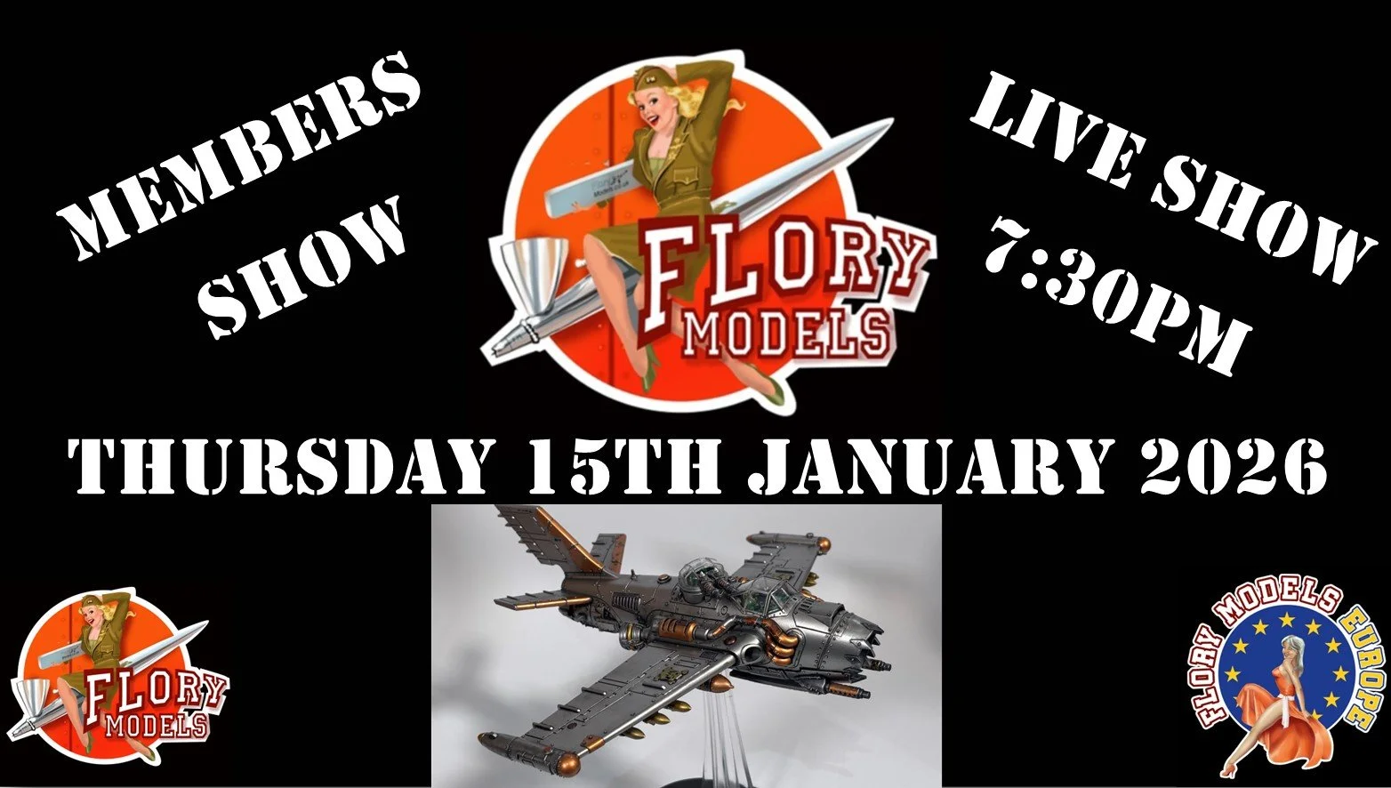 Members Live Show 7:30pm 15th January 2026