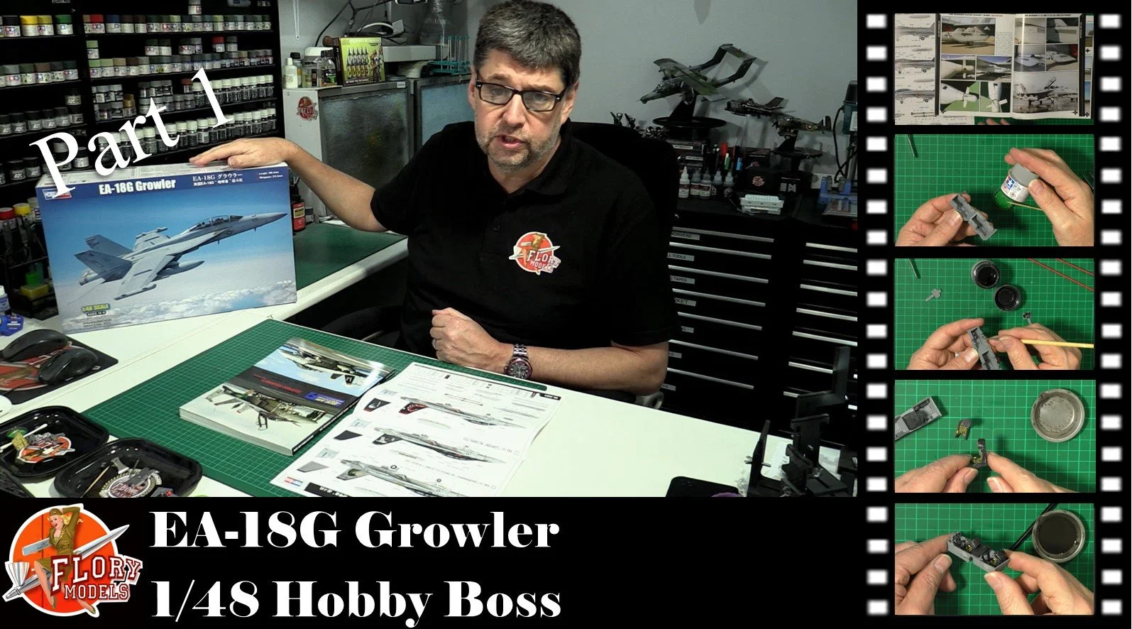 Hobby Boss 1/48 EA-18G Growler Part 1