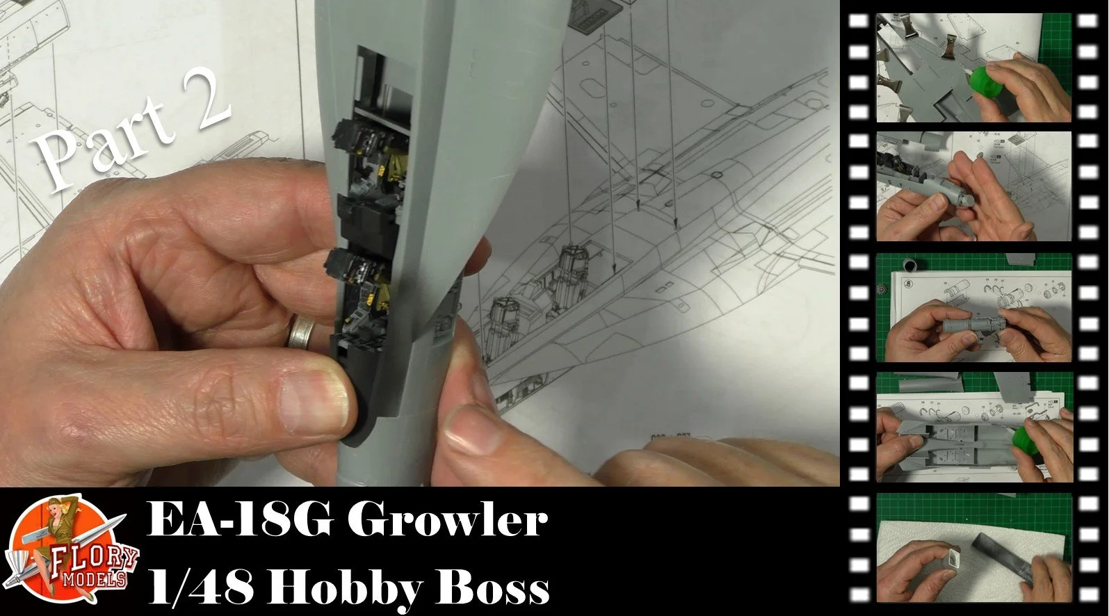 Hobby Boss 1/48 E/A-18G Growler Part 2
