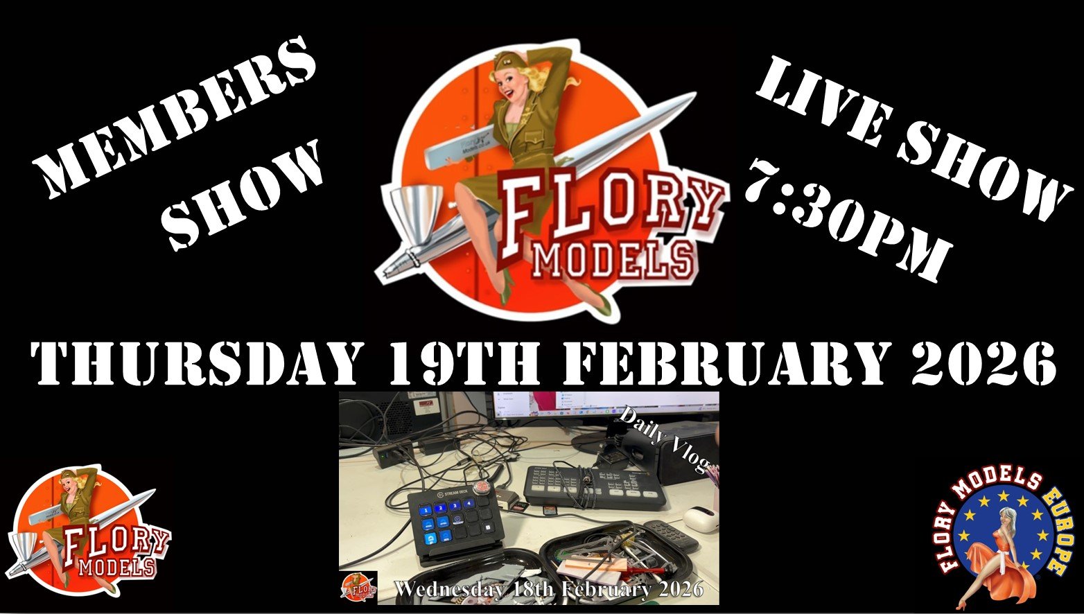 Members Live Show 7:30pm 19th February 2026