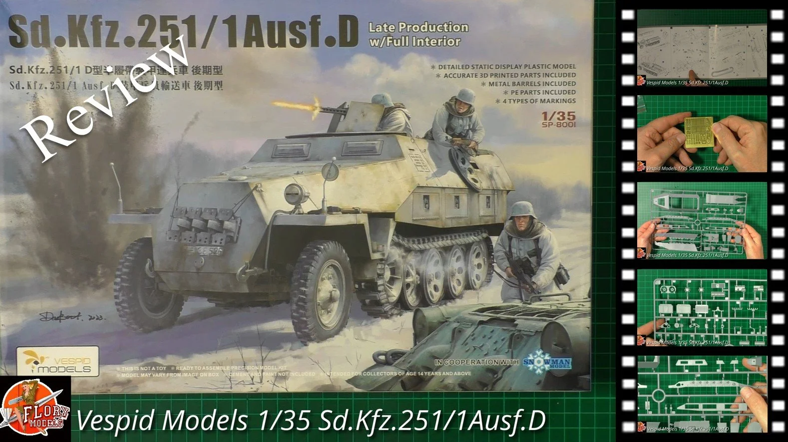 Vespid Models 1/35 Sd Kfz .251/1Ausf.D Review